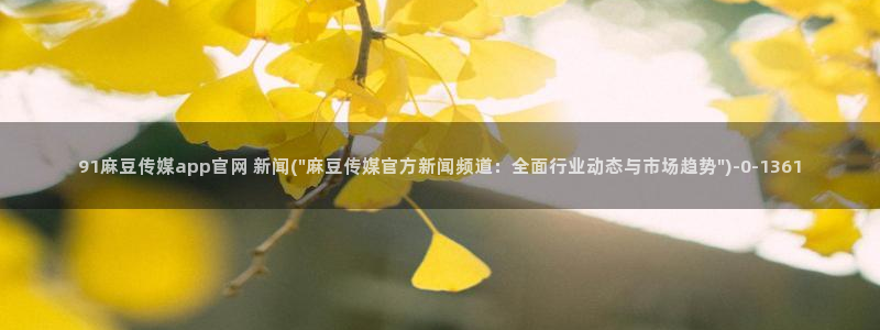 麻豆视频 推荐页面：91麻豆传媒app官网 新闻(\